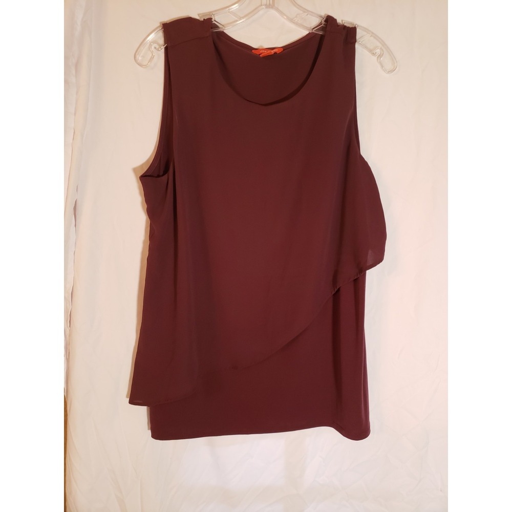 Women's Joe Fresh Purple Sleeveless Top Size L
